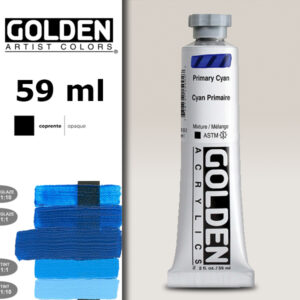 G058 - 1500 Blu Primario S2 Acrilico Extra Fine Heavy Body 59 ML Golden