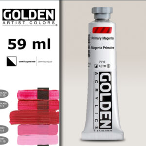 G031 - 1510 Rosso Primario S6 Acrilico Extra Fine Heavy Body 59 ML Golden