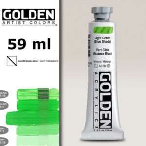 G079 - 1558 Verde Chiaro Bluastro S3 Acrilico Extra Fine Heavy Body 59 ML Golden