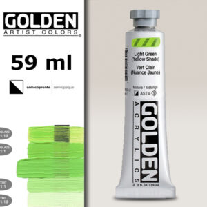 G080 - 1560 Verde Chiaro Giallastro S3 Acrilico Extra Fine Heavy Body 59 ML Golden