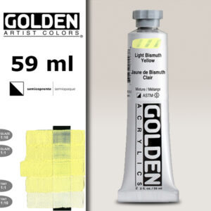 G004 - 1574 Giallo Bismuto Chiaro S4 Acrilico Extra Fine Heavy Body 59 ML Golden