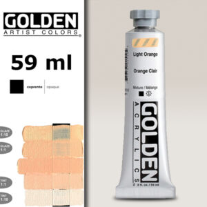 G022 - 1575 Arancio Chiaro S4 Acrilico Extra Fine Heavy Body 59 ML Golden