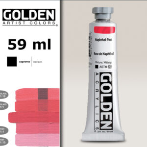 G034 - 1579 Rosa Naftolo S2 Acrilico Extra Fine Heavy Body 59 ML Golden