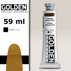 G120 - 4003 Bronzo Iridescente Fine S7 Acrilico Extra Fine Heavy Body 59 ML Golden