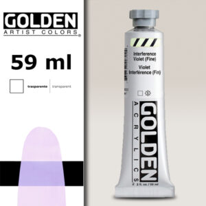 G139 - 4070 Violetto Interferenza S7 Acrilico Extra Fine Heavy Body 59 ML Golden