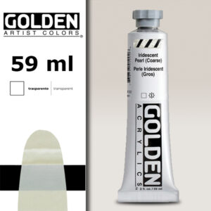 G128 - 4120 Perla Iridescente Grezza S4 Acrilico Extra Fine Heavy Body 59 ML Golden