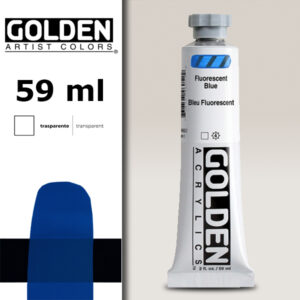 G148 - 4605 Blu Fluo S5 Acrilico Extra Fine Heavy Body 59 ML Golden