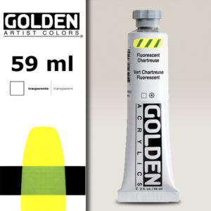 G142 - 4615 Chartreuse Fluo S5 Acrilico Extra Fine Heavy Body 59 ML Golden