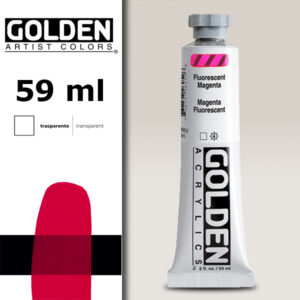G147 - 4625 Magenta Fluo S5 Acrilico Extra Fine Heavy Body 59 ML Golden