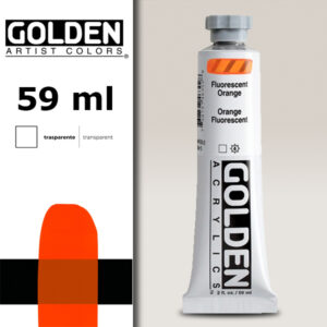 G144 - 4630 Arancio Fluo S5 Acrilico Extra Fine Heavy Body 59 ML Golden