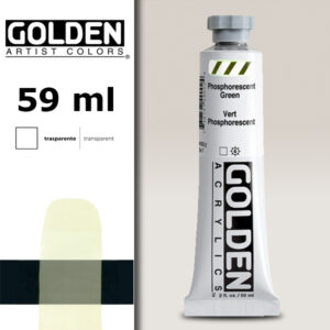 G150 - 4900 Verde Fosforescente S7 Acrilico Extra Fine Heavy Body 59 ML Golden
