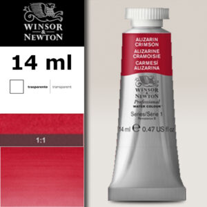 004 - Cremisi d'alizarina 14 ML Acquerello Professional Winsor e Newton