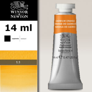 089 - Giallo cadmio arancio 14 ML Acquerello Professional Winsor e Newton