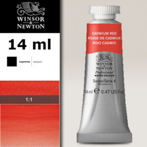 094 - Rosso di cadmio 14 ML Acquerello Professional Winsor e Newton
