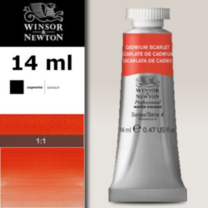 106 - Scarlatto di cadmio 14 ML Acquerello Professional Winsor e Newton