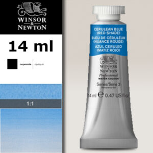 140 - Blu ceruleo (Tonalità rossa) 14 ML Acquerello Professional Winsor e Newton