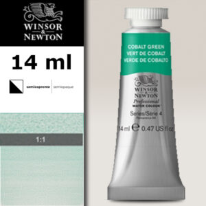 184 - Verde di cobalto 14 ML Acquerello Professional Winsor e Newton