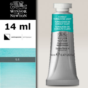 191 - Turchese di cobalto chiaro 14 ML Acquerello Professional Winsor e Newton