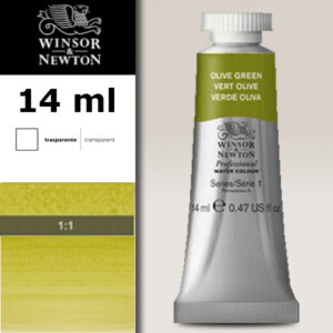 447 - Verde oliva 14 ML Acquerello Professional Winsor e Newton