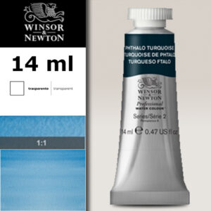 526 - Turchese ftalo 14 ML Acquerello Professional Winsor e Newton