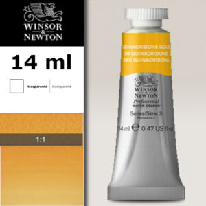 547 - Oro quinacridone 14 ML Acquerello Professional Winsor e Newton