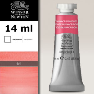 548 - Rosso quinacridone 14 ML Acquerello Professional Winsor e Newton