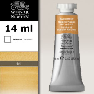 554 - Terra d'ombra naturale 14 ML Acquerello Professional Winsor e Newton