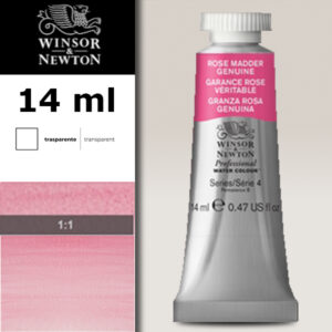 587 - Rosa di garanza naturale 14 ML Acquerello Professional Winsor e Newton