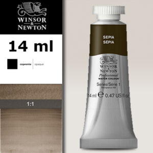 609 - Seppia 14 ML Acquerello Professional Winsor e Newton