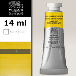 653 - Giallo trasparente 14 ML Acquerello Professional Winsor e Newton