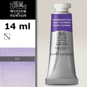 672 - Viola oltremare 14 ML Acquerello Professional Winsor e Newton