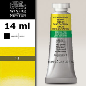 898 - Giallo limone privo di cadmio 14 ML Acquerello Professional Winsor e Newton