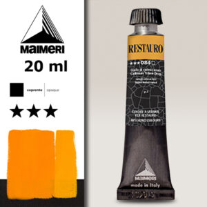 084 - Giallo di cadmio scuro Colori a Vernice 20 ML Restauro Maimeri