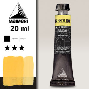 104 - Giallo di Napoli Colori a Vernice 20 ML Restauro Maimeri