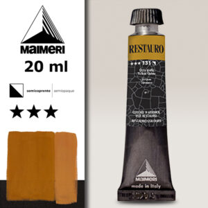 131 - Ocra gialla Colori a Vernice 20 ML Restauro Maimeri