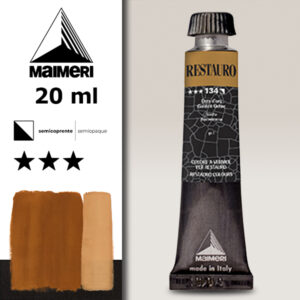 134 - Ocra d'Oro Colori a Vernice 20 ML Restauro Maimeri