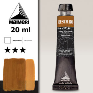 161 - Terra di Siena naturale Colori a Vernice 20 ML Restauro Maimeri