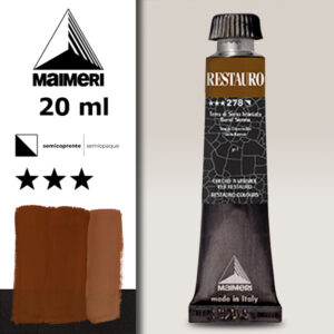 278 - Terra di Siena bruciata Colori a Vernice 20 ML Restauro Maimeri