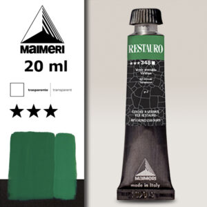 348 - Verde smeraldo Colori a Vernice 20 ML Restauro Maimeri