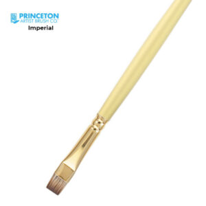 Pennello Imperial Serie 6600 Sintetico Piatto corto, Manico lungo N. 0 - Princeton