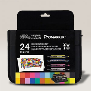 037 - Astuccio 24 Marker misti