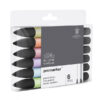 113 - Promarker - 6 Promarker - Toni pastelli Winsor e Newton