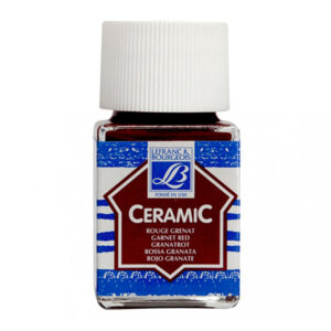 377 - Rosso granata 50 ML Colori per Vetro e Ceramica Ceramic Lefranc Bourgeois