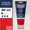 396 - Rosso vivo 80 ML Acrilico Fine Lefranc Bourgeois