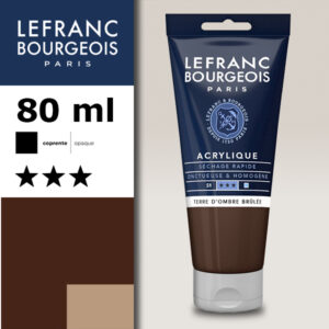 477 - Terra d'ombra bruciata 80 ML Acrilico Fine Lefranc Bourgeois