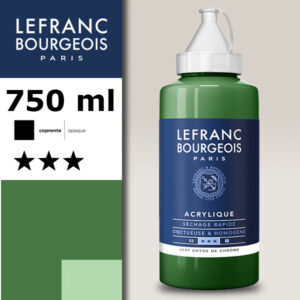 542 - Verde ossido di cromo 750 ML Acrilico Fine Lefranc Bourgeois