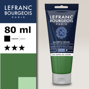 542 - Verde ossido di cromo 80 ML Acrilico Fine Lefranc Bourgeois