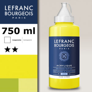 169 - Giallo limone 750 ML Acrilico Fine Lefranc Bourgeois