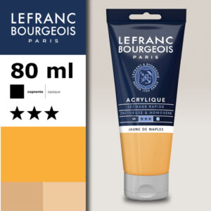 816 - Giallo di Napoli 80 ML Acrilico Fine Lefranc Bourgeois