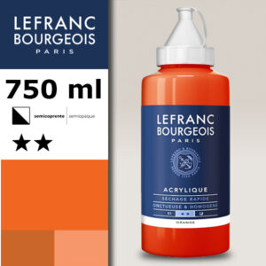 201 - Arancio 750 ML Acrilico Fine Lefranc Bourgeois